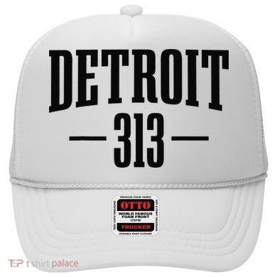 Detroit Michigan 313 Area Code Pride Retro Hat