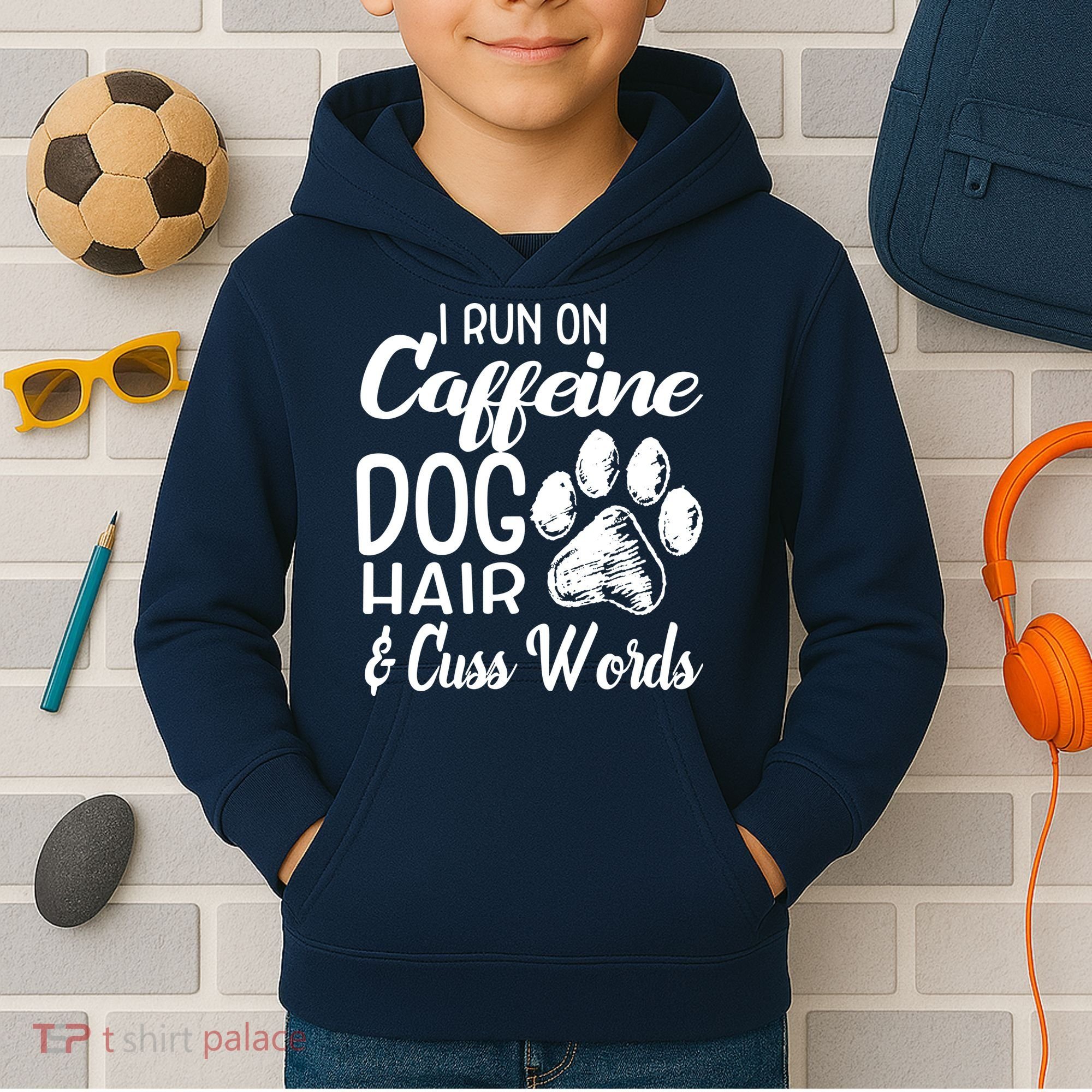 Dog Mom 3 Kids Hoodie