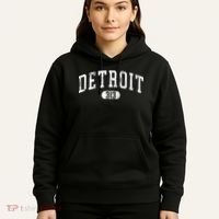 Detroit Michigan Area Code 313 Souvenir Hoodie thumb 5