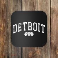 Detroit Michigan Area Code 313 Souvenir Coaster thumb 0