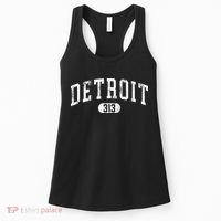 Detroit Michigan Area Code 313 Souvenir Women's Tank Top thumb 0