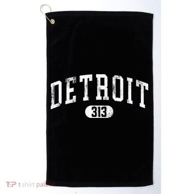 Detroit Michigan Area Code 313 Souvenir Golf Towel