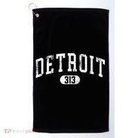 Detroit Michigan Area Code 313 Souvenir Golf Towel thumb 0