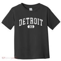 Detroit Michigan Area Code 313 Souvenir Toddler T-Shirt thumb 0