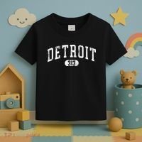 Detroit Michigan Area Code 313 Souvenir Toddler T-Shirt thumb 3