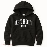 Detroit Michigan Area Code 313 Souvenir Kids Hoodie thumb 0