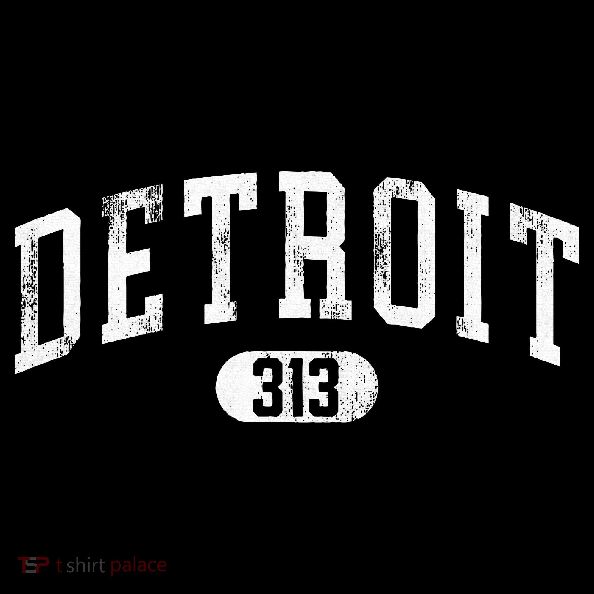 Detroit Michigan Area Code 313 Souvenir Kids Hoodie