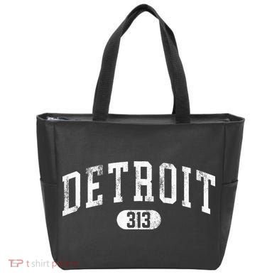 Detroit Michigan Area Code 313 Souvenir Tote Bag