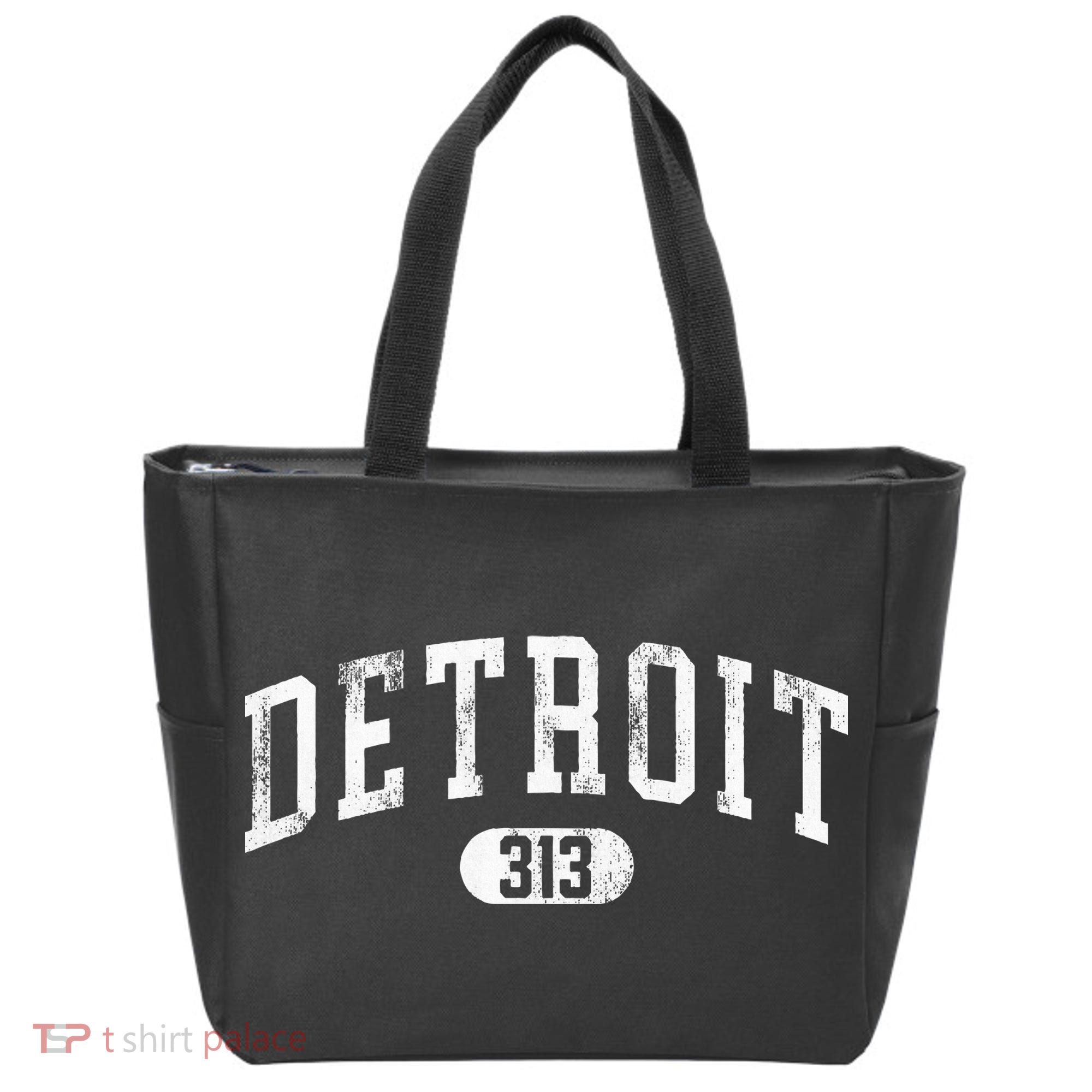 Detroit Michigan Area Code 313 Souvenir Tote Bag