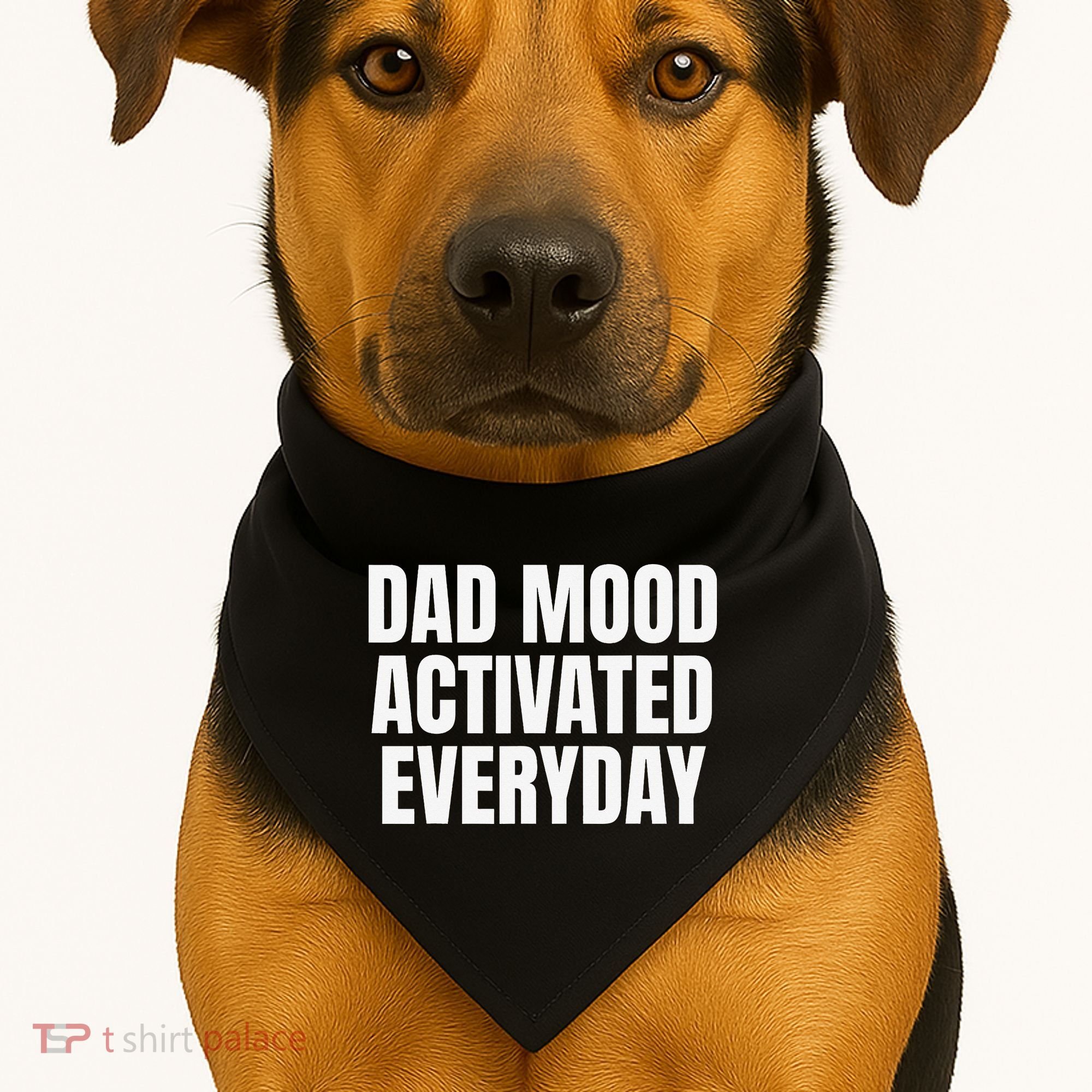 Dad Mood Activated Everyday USA-Made Doggie Bandana