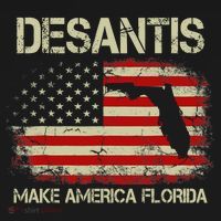 DeSantis Make America Florida US Flag Doggie Tank thumb 4