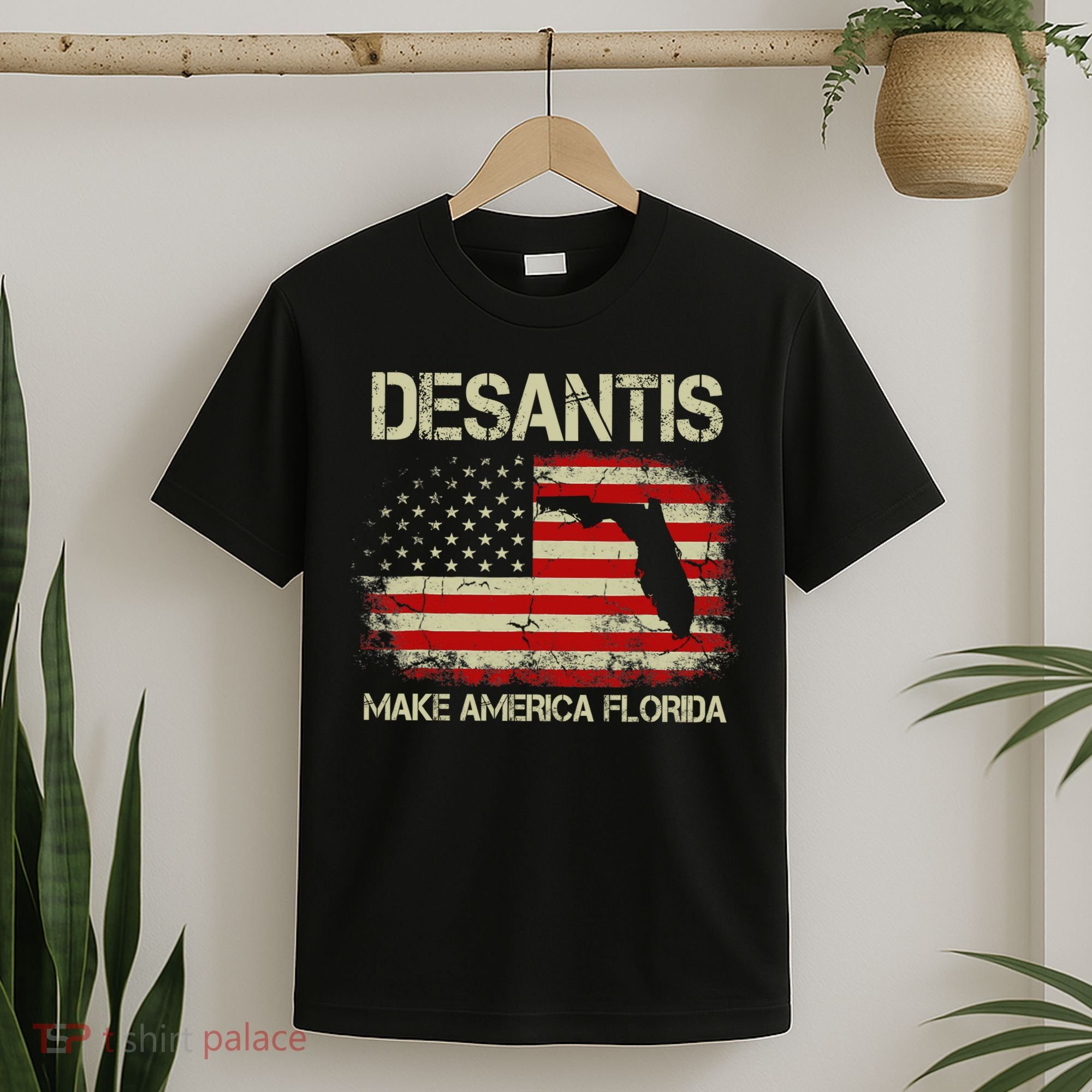 DeSantis Make America Florida US Flag T-Shirt