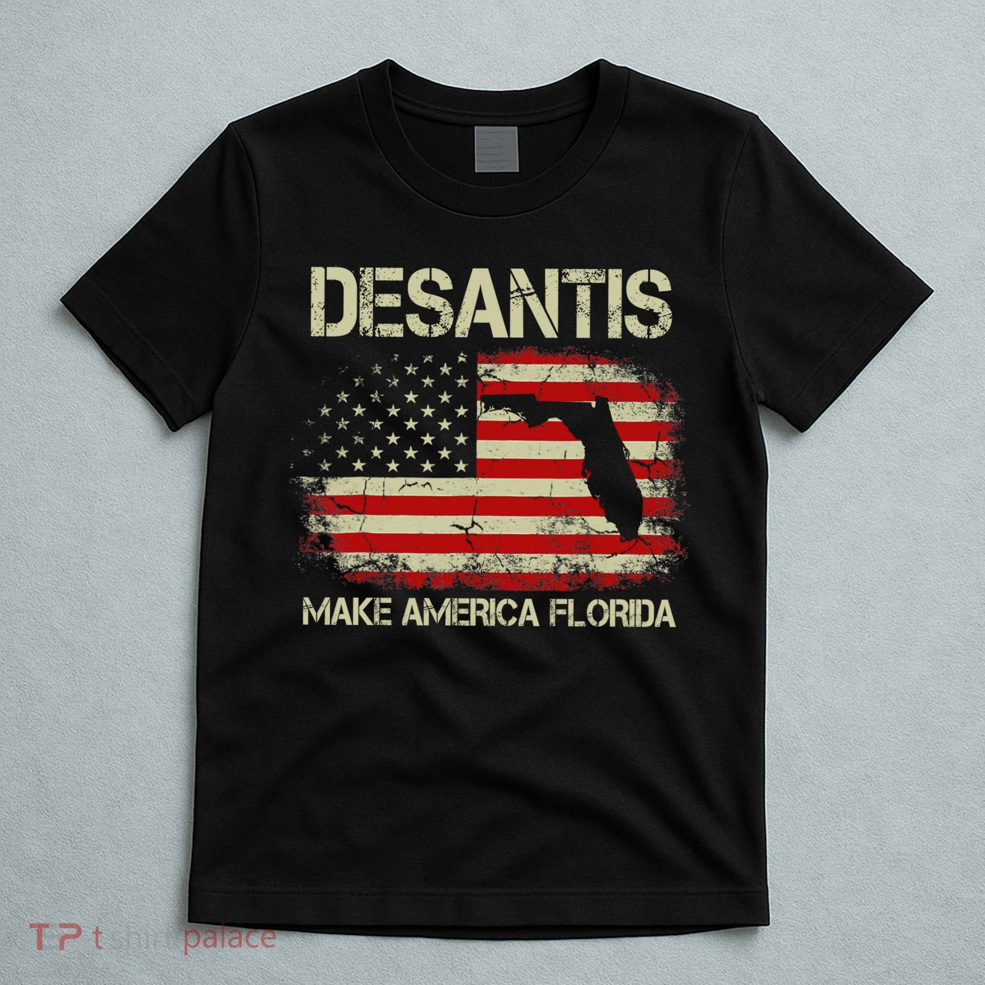 DeSantis Make America Florida US Flag T-Shirt