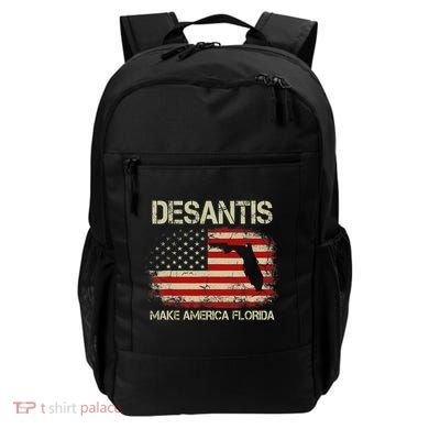 DeSantis Make America Florida US Flag Backpack