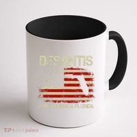 DeSantis Make America Florida US Flag Coffee Mug thumb 1