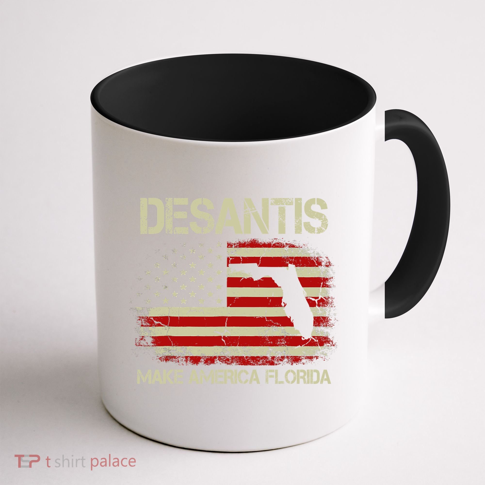 DeSantis Make America Florida US Flag Coffee Mug