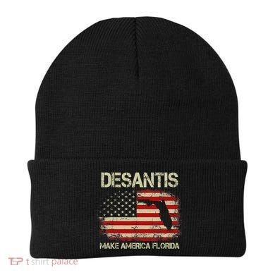 DeSantis Make America Florida US Flag Beanie