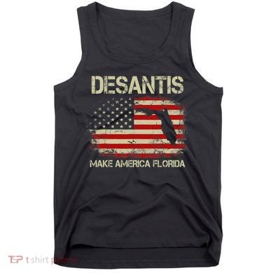 DeSantis Make America Florida US Flag Tank Top