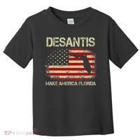 DeSantis Make America Florida US Flag Toddler T-Shirt thumb 0