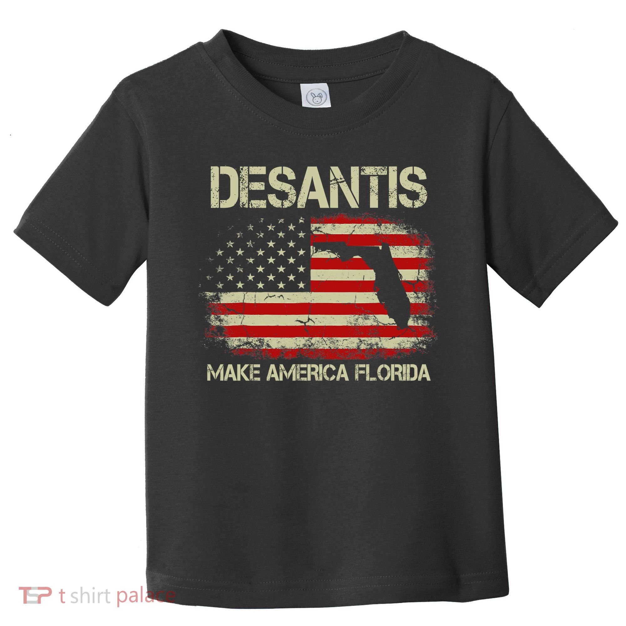 DeSantis Make America Florida US Flag Toddler T-Shirt