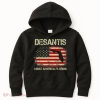 DeSantis Make America Florida US Flag Kids Hoodie thumb 0