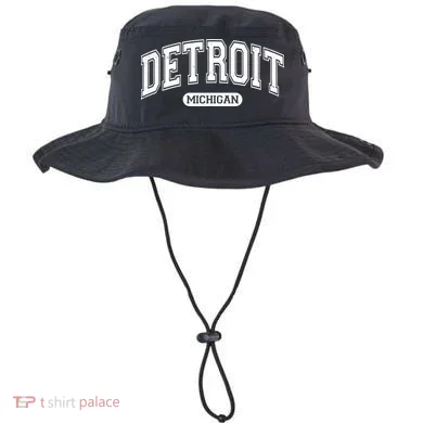 Detroit Michigan Area Code 313 Front And Back Bucket Hat
