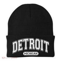 Detroit Michigan Area Code 313 Front And Back Beanie thumb 0