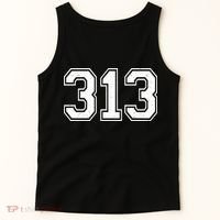 Detroit Michigan Area Code 313 Front And Back Tank Top thumb 5