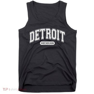 Detroit Michigan Area Code 313 Front And Back Tank Top