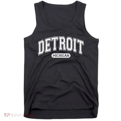 Detroit Michigan Area Code 313 Front And Back Tank Top