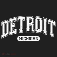 Detroit Michigan Area Code 313 Front And Back Golf Towel thumb 3