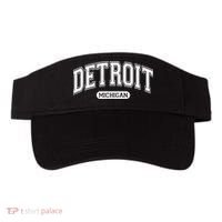 Detroit Michigan Area Code 313 Front And Back Visor thumb 0
