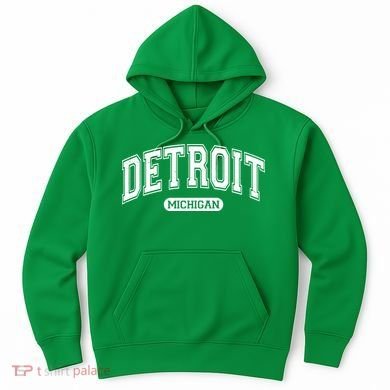Detroit Michigan Area Code 313 Front And Back Hoodie