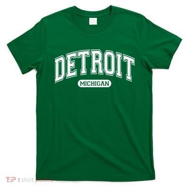 Detroit Michigan Area Code 313 Front And Back T-Shirt