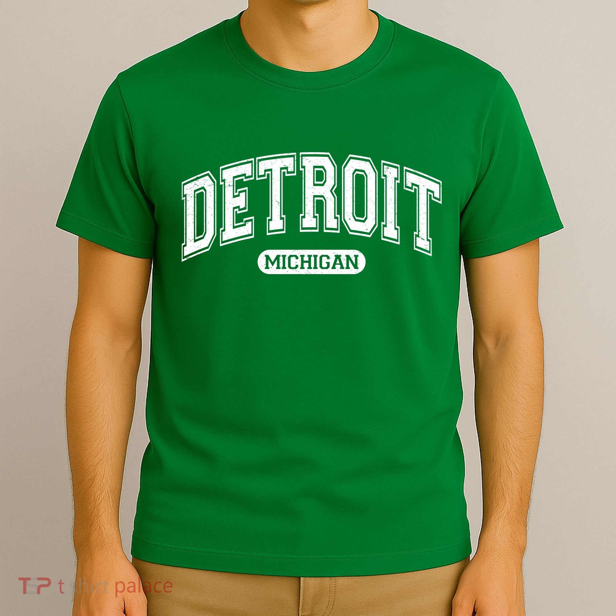 Detroit Michigan Area Code 313 Front And Back T-Shirt