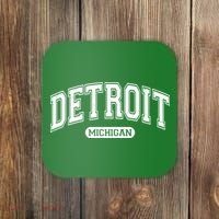 Detroit Michigan Area Code 313 Front And Back Coaster thumb 0
