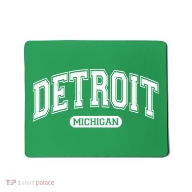 Detroit Michigan Area Code 313 Front And Back Mousepad