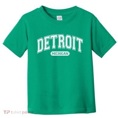 Detroit Michigan Area Code 313 Front And Back Toddler T-Shirt