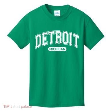 Detroit Michigan Area Code 313 Front And Back Kids T-Shirt