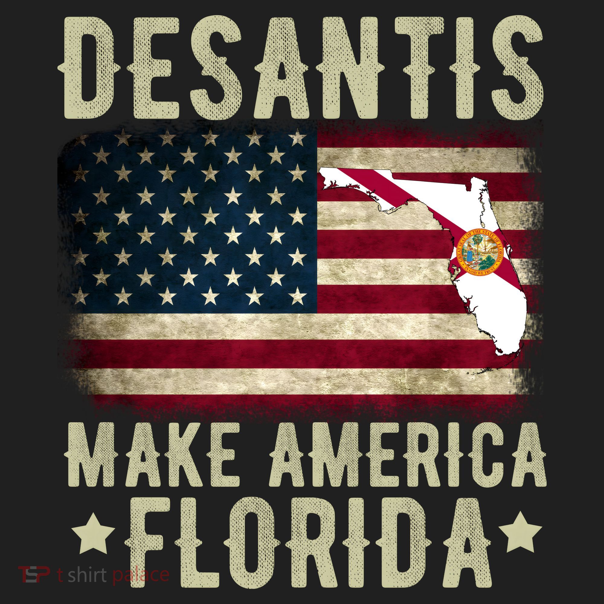 DeSantis Make America Florida US Flag Women's Sweatshirt