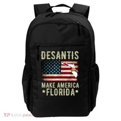 DeSantis Make America Florida US Flag Backpack