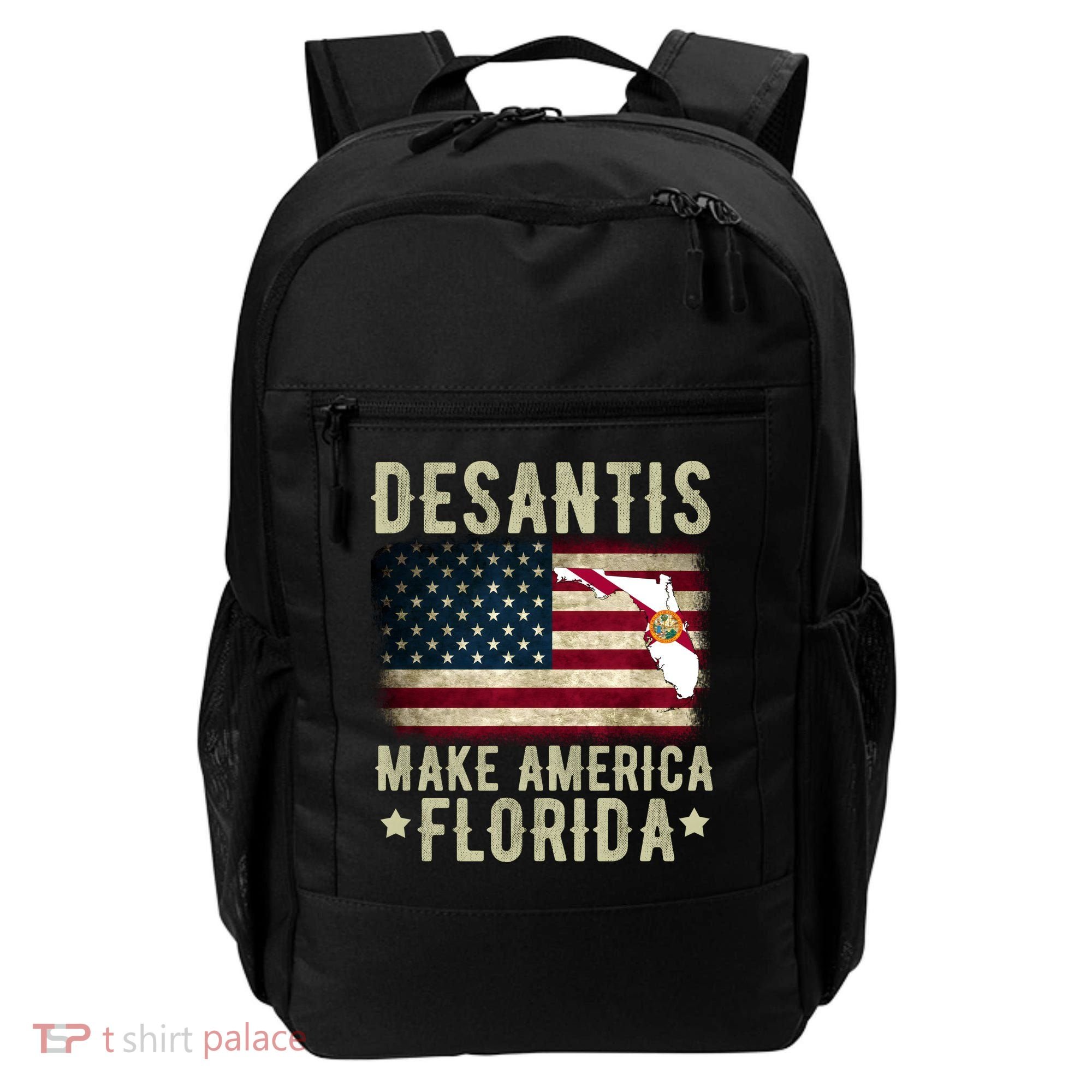 DeSantis Make America Florida US Flag Backpack