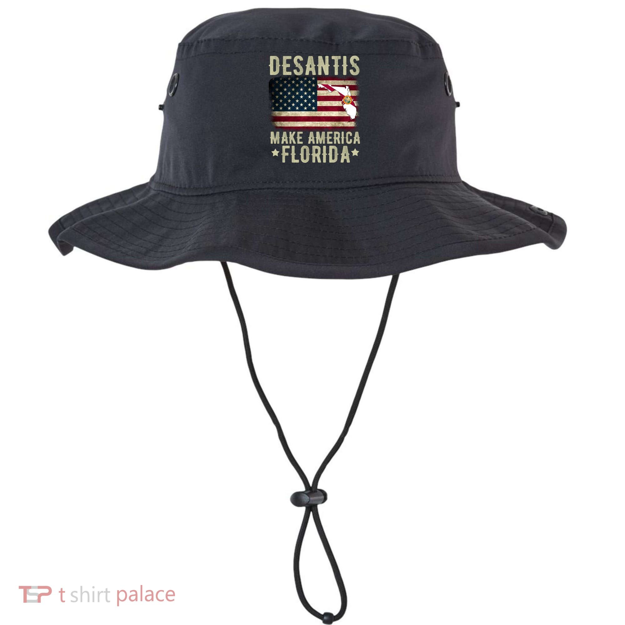 DeSantis Make America Florida US Flag Bucket Hat