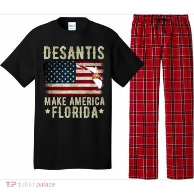 DeSantis Make America Florida US Flag Pajama Set