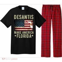 DeSantis Make America Florida US Flag Pajama Set thumb 0
