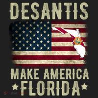 DeSantis Make America Florida US Flag Hat thumb 2