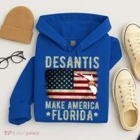 DeSantis Make America Florida US Flag Hoodie thumb 4