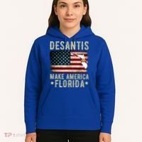 DeSantis Make America Florida US Flag Hoodie thumb 5