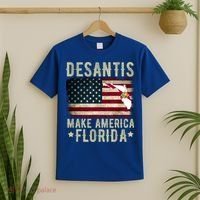 DeSantis Make America Florida US Flag T-Shirt thumb 2