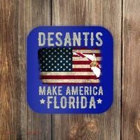 DeSantis Make America Florida US Flag Coaster thumb 0